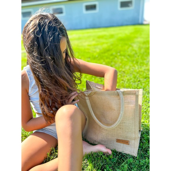 Medium YUTE Bag with Chic Cotton Handles - Effortless Style on the Go! - Picture 2 of 6